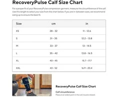 Therabody RECOVERYPULSE Blauzdos rankovė XSMALL SINGLE UNIVERSAL