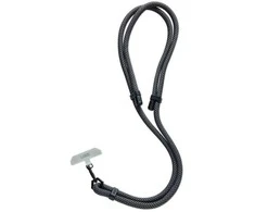 Dėklas Urban Armor Gear UAG Crossbody Lanyard Civilinis telefono dirželis - pilkos ir juodos spalvos