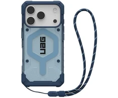 Urban Armor Gear Dėklas UAG Pathfinder Clear Magsafe, mėlynas Lanyard - iPhone 17 Pro