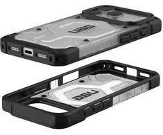 Urban Armor Gear Dėklas UAG Pathfinder Clear Magsafe,Ice/Sidabrinis - iPhone 17 Pro