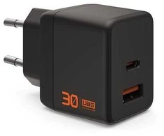 Urban Armor Gear Įkroviklis UAG SRGE 30W 2Port (USB-C, USB-A) Wall Charger EU Juodas