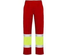 Roly Daugialypės gerai matomos vasarinės kelnės NAOS Darbo vieta raudona / fluoro geltona