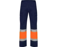 Roly Daugialypės gerai matomos žieminės kelnės SOAN Tamsiai mėlyna / fluorescencinė oranžinė