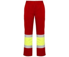 Roly Daugialypės gerai matomos žieminės kelnės SOAN Darbo vieta raudona / fluoro geltona