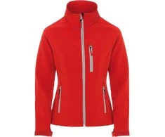 Roly Dviejų sluoksnių softshell striukė su užtrauktuku ANTARTIDA WOMAN Raudona