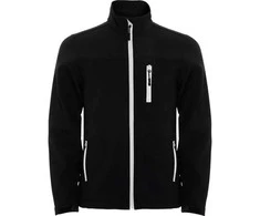 Roly Dviejų sluoksnių softshell striukė su šiltu vidiniu pamušalu iš mikrofliso audinio ANTARTIDA Juoda