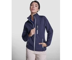 Roly Dviejų sluoksnių softshell striukė su užtrauktuku ANTARTIDA WOMAN Tamsiai mėlyna