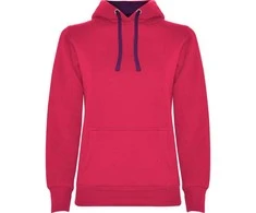 Roly Dvivietis gobtuvas su kengūros kišene moterims URBAN WOMAN Rozete/violetinė
