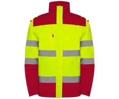Roly Gerai matoma dviejų spalvų parką EPSYLON Darbo vieta raudona / fluoro geltona