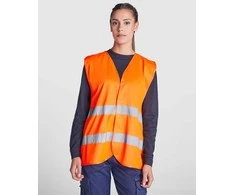 Roly Gerai matoma liemenė su V formos iškirpte SIRIO Fluoro oranžinė