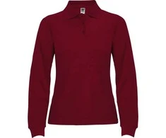 Roly Ilgarankoviai polo marškiniai su briaunotu apykakle ESTRELLA WOMAN L/S Granatas