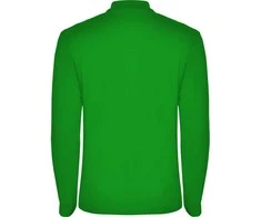 Roly Ilgarankoviai polo marškiniai su briaunuota apykakle ESTRELLA L/S Žolė žalia