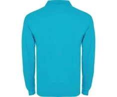 Roly Ilgarankoviai polo marškiniai su briaunuota apykakle ESTRELLA L/S Turkis