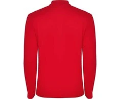 Roly Ilgarankoviai polo marškiniai su briaunuota apykakle ESTRELLA L/S Raudona