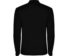Roly Ilgarankoviai polo marškiniai su briaunuota apykakle ESTRELLA L/S Juoda