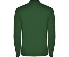 Roly Ilgarankoviai polo marškiniai su briaunuota apykakle ESTRELLA L/S Butelis žalias