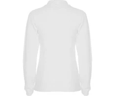 Roly Ilgarankoviai polo marškiniai su briaunota apykakle ESTRELLA WOMAN L/S Balta
