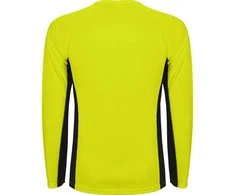 Roly Ilgomis rankovėmis reglano marškiniai iš poliesterio SHANGHAI L/S Fluoro geltona/juoda