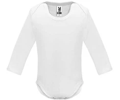 Roly Ilgomis rankovėmis vientiso džersio bodžiukas HONEY L/S Balta