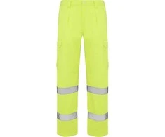 Roly Ilgos, gerai matomos kelnės fluorescencinės geltonos spalvos ALFA Fluoro geltona