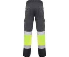 Roly Kelnės su gerai matomomis keliomis kišenėmis DAILY STRETCH HV Švino/fluoro geltona