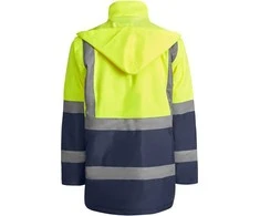 Roly Kombinuota ir paminkštinta gerai matoma parka MERAK Tamsiai mėlyna / fluorescencinė geltona