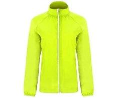 Roly Lengva ir kvėpuojanti prigludusi vėjo striukė su reglano rankovėmis GLASGOW WOMAN Fluoro geltona