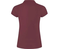 Roly Moteriški trumpų rankovių polo marškinėliai STAR WOMAN Berry red