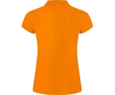 Roly Moteriški trumpų rankovių polo marškinėliai STAR WOMAN Oranžinė