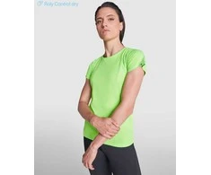 Roly Priglundantys trumpomis rankovėmis marškiniai CONTROL-DRY IMOLA WOMAN Žalia fluoro