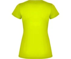 Roly Priglundantys trumpų rankovių techniniai marškinėliai MONTECARLO WOMAN Fluoro geltona