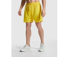 Roly Sportiniai šortai su vidiniu įstrižainės diržu ir tampriu juosmeniu su raišteliu CALCIO Geltona