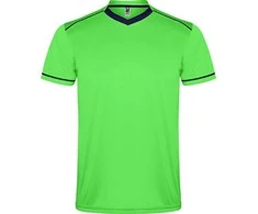 Roly Sportinis komplektas iš marškinėlių ir šortų UNITED Fluoro žalia / tamsi mėlyna