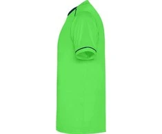 Roly Sportinis komplektas iš marškinėlių ir šortų UNITED Fluoro žalia / tamsi mėlyna