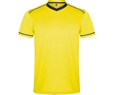 Roly Sportinis komplektas iš marškinėlių ir šortų UNITED Geltona/tamsi mėlyna