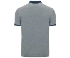 Roly Tamsiai mėlyni trumpų rankovių polo marškinėliai BOWIE Heather navy mėlynas