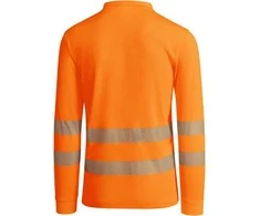 Roly Techniniai, gerai matomi ilgomis rankovėmis polo marškinėliai ATRIO LS Fluoro oranžinė