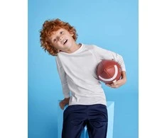 Roly Techniniai ilgomis rankovėmis marškinėliai su reglano raštu MONTECARLO L/S Balta