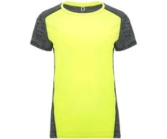 Roly Techniniai marškinėliai trumpomis rankovėmis ZOLDER WOMAN Fluoro geltona / virsjinio juoda