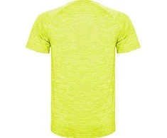 Roly Techniniai poliesterio marškinėliai su reglano rankovėmis AUSTIN Heather fluor yellow