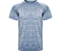 Roly Techniniai poliesterio marškiniai su reglano rankovėmis AUSTIN Heather navy mėlynas
