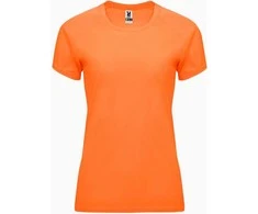 Roly Techniniai reglano marškinėliai iš CONTROL-DRY audinio BAHRAIN WOMAN Fluoro oranžinė