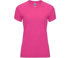 Roly Techniniai reglano marškinėliai iš CONTROL-DRY audinio BAHRAIN WOMAN Fluoro rožinė