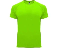 Roly Techniniai trumpų rankovių reglano marškinėliai BAHRAIN Žalia fluoro