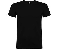 Roly Dvigubo sluoksnio trumpų rankovių elastiniai marškiniai BEAGLE Juoda