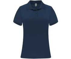 Roly Trumpų rankovių moteriški techniniai polo marškinėliai MONZHA WOMAN Tamsiai mėlyna