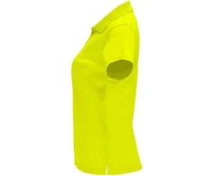Roly Trumpų rankovių moteriški techniniai polo marškinėliai MONZHA WOMAN Fluoro geltona