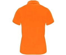 Roly Trumpų rankovių moteriški techniniai polo marškinėliai MONZHA WOMAN Fluoro oranžinė
