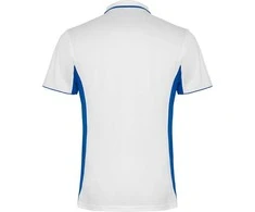 Roly Techniniai trumpų rankovių polo marškiniai sportui MONTMELO Balta/karališka mėlyna