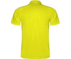 Roly Trumpų rankovių techniniai polo marškinėliai MONZHA Fluoro geltona
